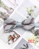 Lei'er double-layered men's bow tie, striped British business bow tie, Korean-style groomsmen wedding shirt bow tie, in stock