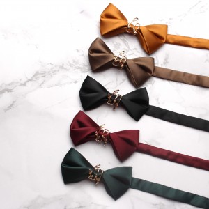 Korean-style fashionable evening bow ties for men and women, Korean-style men's bow ties, factory wholesale