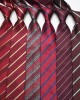 Wholesale men's 8cm business formal polyester silk ties. Men's suits and ties, casual red party ties