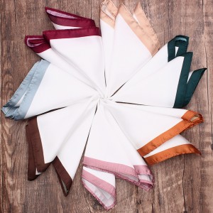 Lei'er men's formal business suit pocket square, solid color chest handkerchief, small handkerchief accessory, in stock.