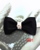 Leier men's black and white bow ties, British-style square scarves, professional wedding and banquet bow ties, pocket scarves, manufacturer