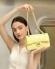 Cross-border exclusive women's bag, new diamond-patterned chain bag, top-grain leather, Chanel-style, light luxury, high-end shoulder crossbody bag