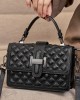 2025 new style women's bag, fashionable genuine leather box bag, light luxury crossbody bag, small handbag