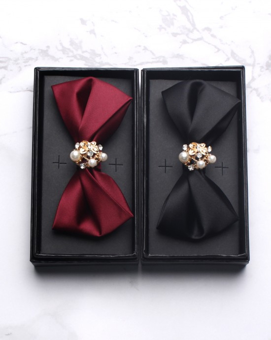 Factory wholesale men's formal bow ties, stylish Korean-style bow ties for groomsmen and wedding bows.