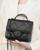 Strict commuter handbag, 2025 new cowhide underarm bag, niche shoulder crossbody small square bag