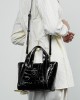2025 New Genuine Leather Women's Crossbody Bag, Crocodile-Pattern Light Luxury Niche High-End Basket Tote Bag