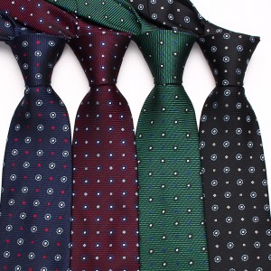 Leier's new jacquard series ties, 8cm polyester business suit ties, bulk polyester ties, available from manufacturers.