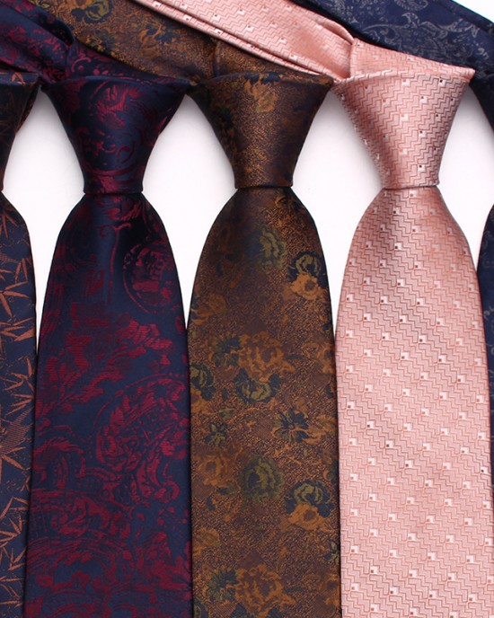 Leier men's green 8cm formal polyester tie for men. Men's casual wedding ties in stock