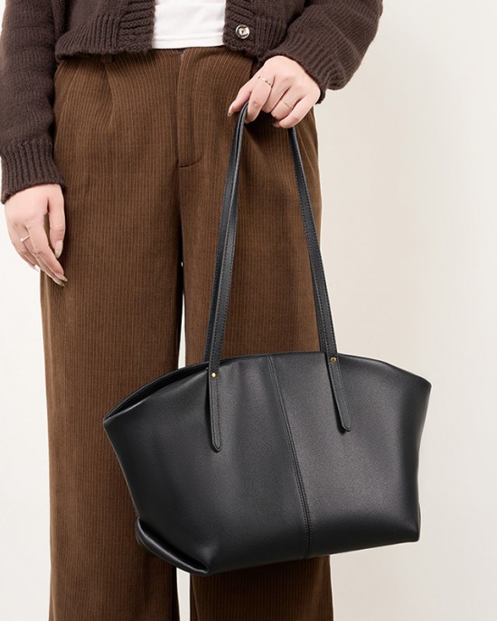 Genuine leather women's bag, 2025 new fashion casual large shoulder bag, cowhide women's handbag, large capacity tote bag