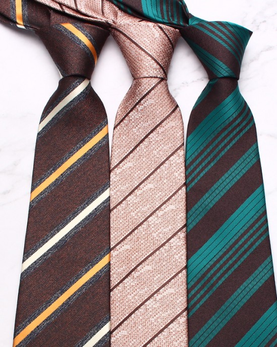 8cm business formal ties in stock, men's suit striped tie, professional tie manufacturer, polyester tie wholesale