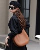 2025 new niche design, special-shaped crescent bag, half-circle bag. Women's shoulder bag, genuine leather crossbody tote bag