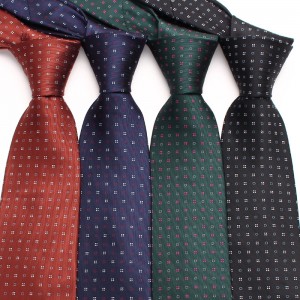 Leier's new jacquard series ties, 8cm polyester business suit ties, bulk polyester ties, available from manufacturers.