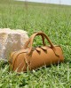 Top-grain leather underarm handbag, 2025 new style, large-capacity sausage bag, commuter shoulder long baguette bag