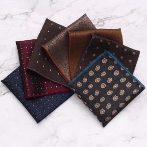 Men's formal suit pocket squares, bow tie pocket squares for wedding banquets, square handkerchief manufacturers in stock