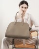 2025 Spring/Summer new TOGO top-grain leather tote bag, large-capacity niche travel handbag, genuine leather women's bag