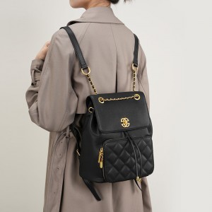 2025 new women's backpack, a Chanel-style chain backpack, a high-quality travel bag