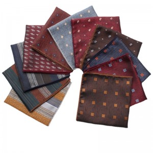 Lei'er men's wedding polyester silk square handkerchief, suit pocket square, multi-colored suit square, chest scarf, factory wholesale