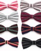 Leier striped cotton bow ties, simple and stylish bow ties, men's casual bow ties, bow flowers, manufacturer