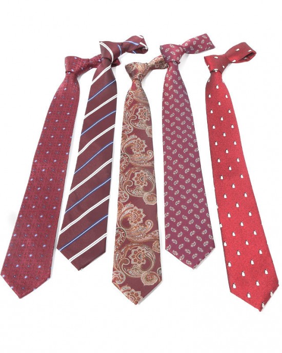Lei'er new red series 8cm polyester jacquard business suit ties, bulk tie manufacturer in stock.
