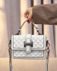 2025 new style women's bag, fashionable genuine leather box bag, light luxury crossbody bag, small handbag