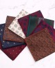 Formal business squares, wedding suit pocket squares, patterned chest scarves, handkerchiefs, small party squares, suit accessories manufacturer