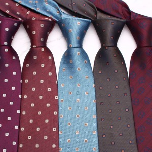 Men's plaid banquet and performance ties, striped paisley patterned ties, Korean-style 8cm ties, manufacturer.