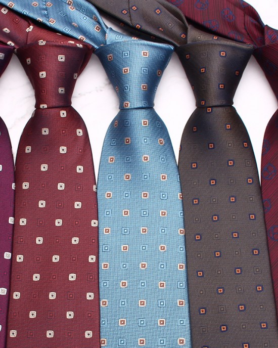 Men's plaid banquet and performance ties, striped paisley patterned ties, Korean-style 8cm ties, manufacturer.