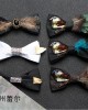 White men's bow ties, groomsmen wedding, black business bow ties, personalized diamond-studded, pearl-feathered bow ties.