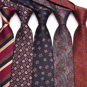 Leier, in stock, striped men's business formal 8cm jacquard polyester tie, in stock, casual work tie manufacturer