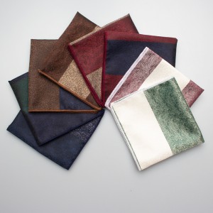 New men's suit pocket squares, thick striped, retro-style, fashionable gentleman handkerchiefs, in stock, wholesale
